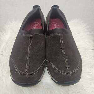 Explore24 Easy Spirit Brown Suede Slip-On Mule Clogs Women's Size 10 Comfort